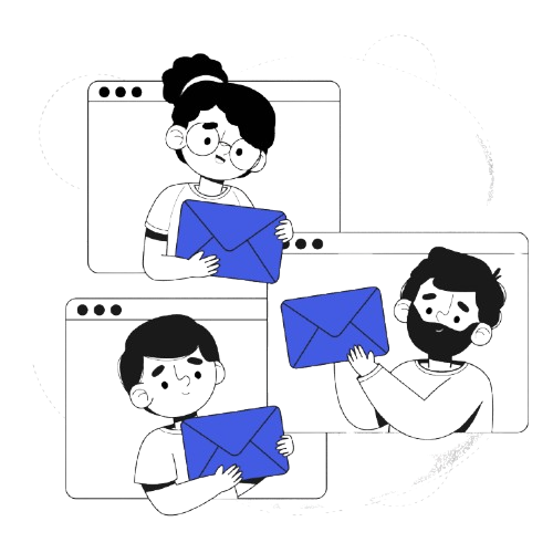 Ilustrasi proses pembuatan kop surat